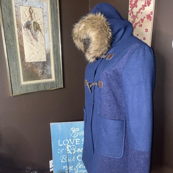 #34🎊3/10/23@7:30pm cst😍 M Coffeeshop Wool Blue Coat💙 - Picture 7 of 12